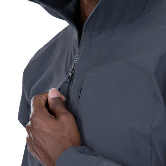 Vertx Fury Hardshell Jacket in tarmac with full zip design